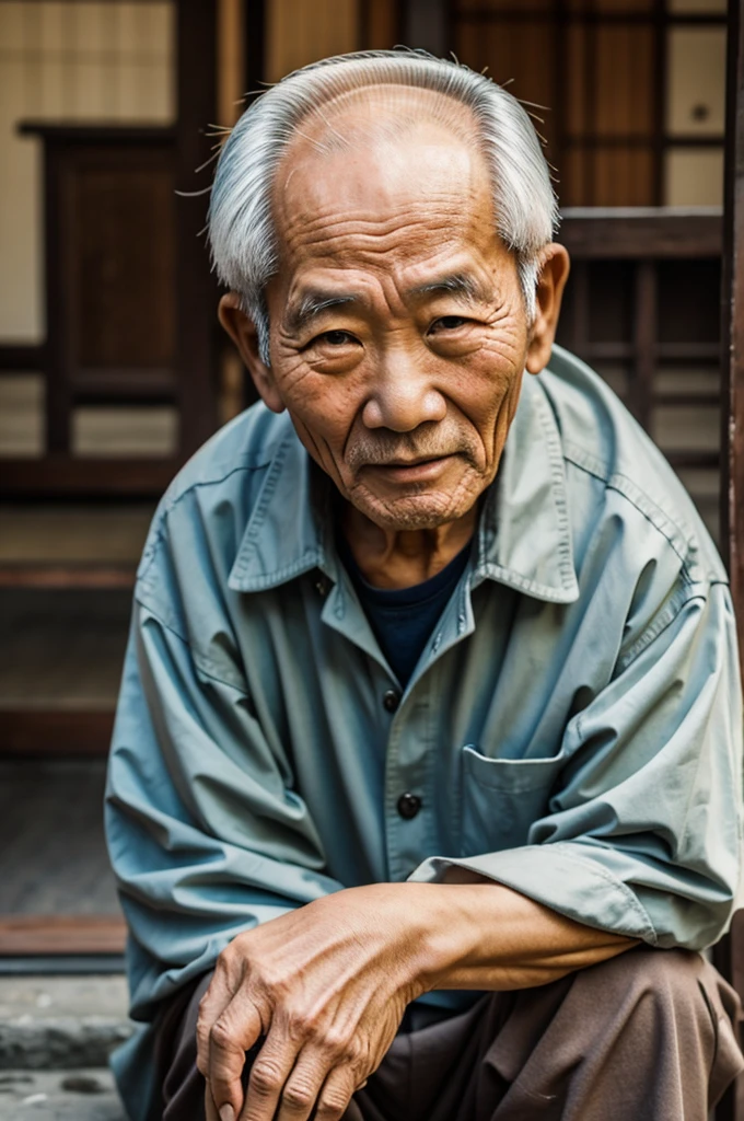 A old Asian man