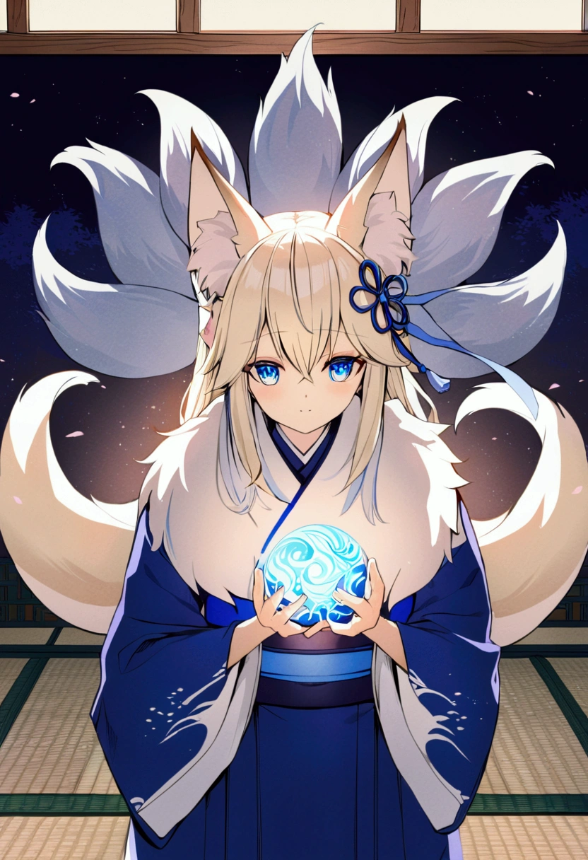 fox Light blue hair beast girl indigo fur fox beast girl fox Light blue hair beast girl indigo fur fox beast girl Wallpaper 4k,8k,highly detailled,,vivid colors,detailed kitsune with 9 tails,traditional Japanese artwork,tatami floor,beautiful cherry blossoms,floating lanterns,dark silhouette of a pagoda,subtle moonlight,dense forest,ethereal atmosphere,dappled sunlight,whimsical spirit,serene expression,elaborate kimono and obi,delicate hand-painted details,luminous eyes Anime Style fox blue White-faced golden-haired nine-tailed fox Coat blue boy fox Light blue hair beast girl indigo fur fox beast girl Anime Style fox blue White-faced golden-haired nine-tailed fox Coat blue mysterious background Blue Flame girl have a ball of light fox Light blue hair beast girl indigo fur fox beast girl mysterious background Blue Flame girl have a ball of light Anime Style fox blue White-faced golden-haired nine-tailed fox Coat blue She has a long blue ribbon in her hair She has a long blue ribbon in her hair mysterious background Blue Flame girl have a ball of lightfox Light blue hair beast girl indigo fur fox beast girl Anime Style fox blue White-faced golden-haired nine-tailed fox Coat blue mysterious background Blue Flame girl have a ball of light fox Light blue hair beast girl indigo fur fox beast girl