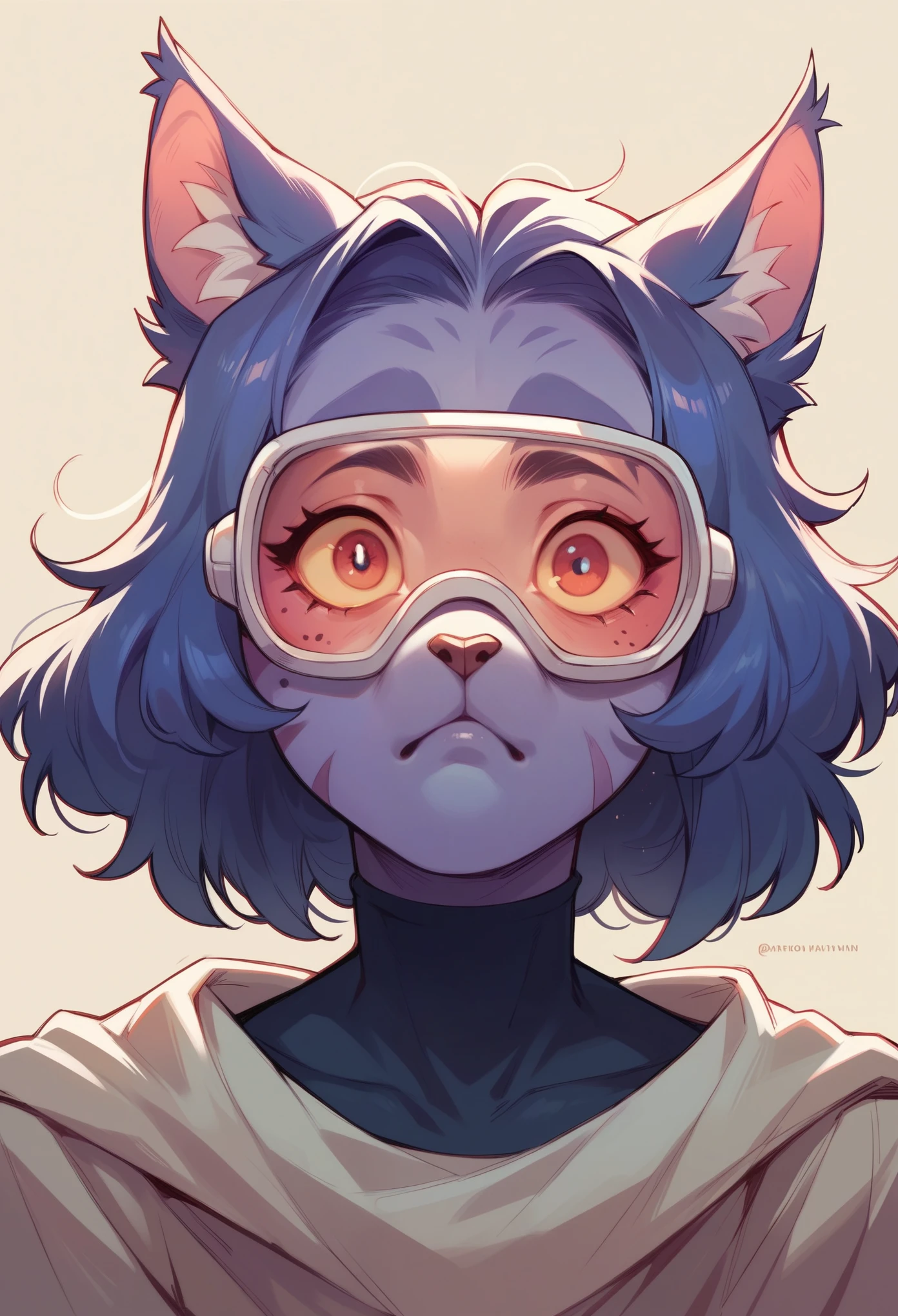 Space cat watching the earth from space