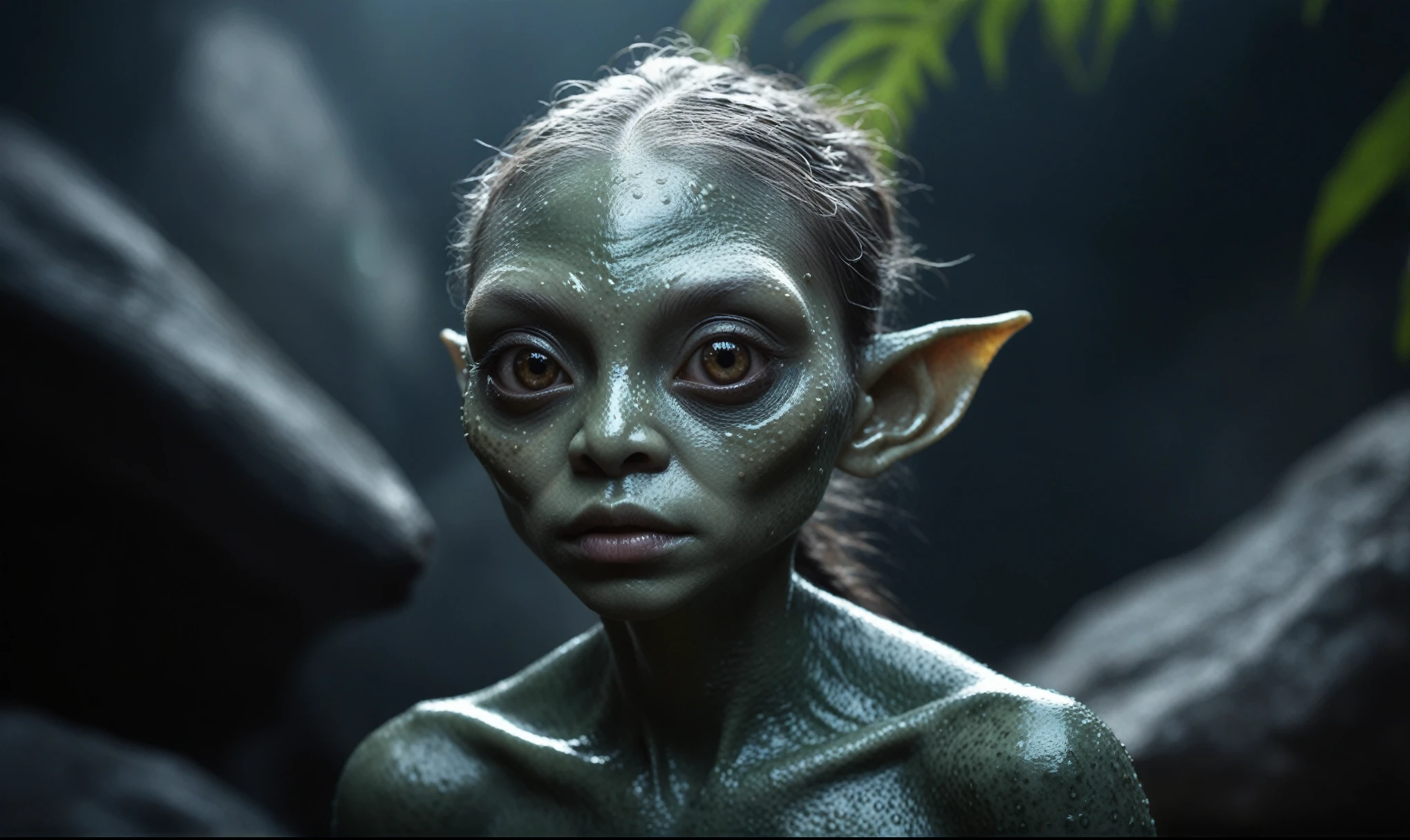 full body shot,beggar deep niobium paladium The Alien Entity,native italian babychild, wants eat,survival in criminal city of future, Technicolor,natural skin textures, hyper realism, hyper detailed,Extremely detailed,High contrast,Masterpiece,Realistic,Ultra Detailed, intricate details,realistic humid leather,extremly intricate,Epic Realistic, cinematic style,irina yermolova,high contrast,hdr,extremely detailed, deep night landscape photo,masterpiece,intricate details,faded,eyes extremely detailed, high detailed eyes,8k resolution,RAW,retina, Nikon Z9,China,orc, Guangxi Zhuang ,tkt style, perfect, Elf，kiwi,transition between two art styles, Ink painting to photorealism, Double contact, X-ray, Creative, vivid light, masterpiece, fantasy, Abstract, Surrealism, super detailed, high resolution, stop:35;(((creature with a spectral and ghostly appearance)). Her skin is pale, almost translucent,ancient rock paintings of the first people,sharkfish's leather
