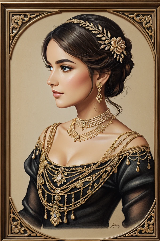 Fancy accessories person illustrated