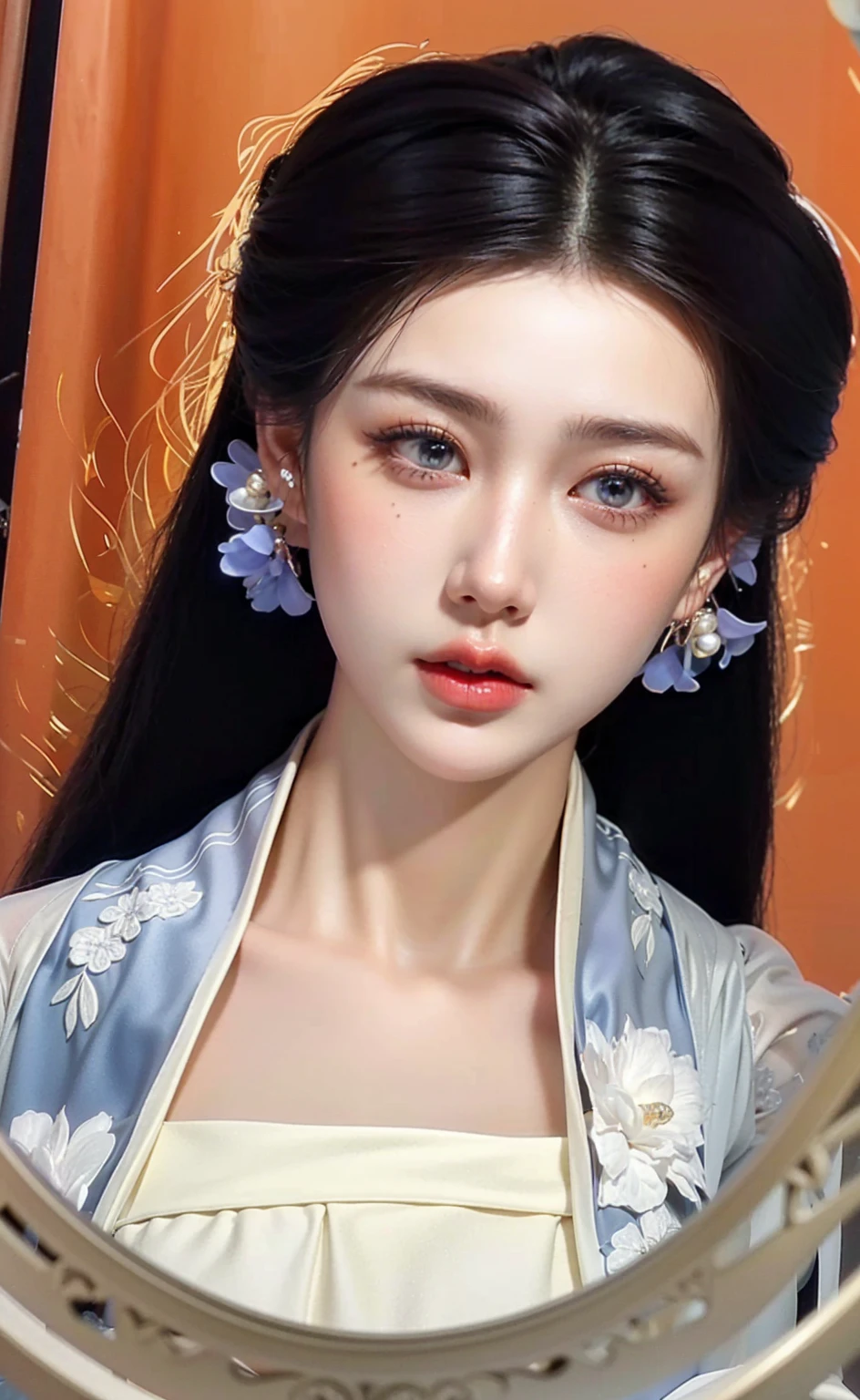 Game Art,Best image quality,Maximum resolution,8K,(A bust photo),(portrait),(Head close-up),(Rule of Thirds),Unreal Engine 5 rendering works,20 year old girl,((Queen)),The eyes are very detailed,(Large Breasts),Elegant and noble,light,Ray Tracing,Game CG,((3D Unreal Engine)),OC rendering reflection mode,4K,Ultra-clear,Sensual,Translucent lace,Fair and plump figure,Pretty Face,Glossy Gel Coat,身着华贵礼服的Queen,Crystal Gem Crown,Necklace jewelry,blue eyes,The tattoo is very three-dimensional,Gorgeous and intricate tattoo designs,Ultra-clear portrait,Sexy thick lips(Red lipstick),Gorgeous clothing,Diamond Gold,Luxury Costume Jewelry,