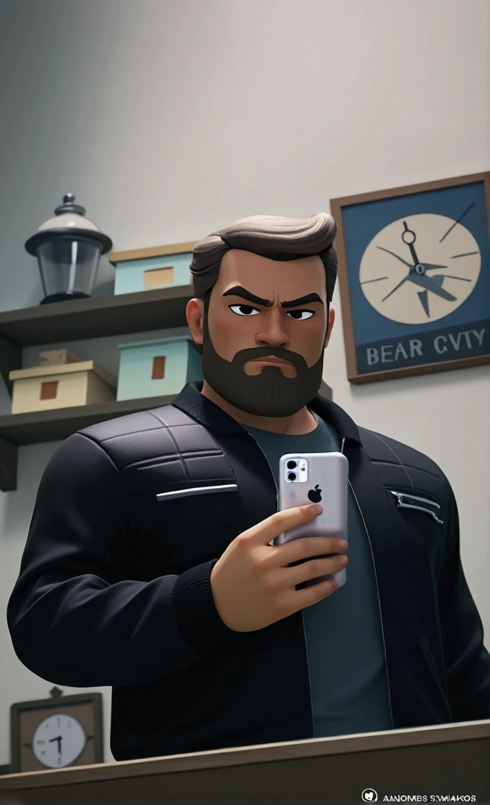 beard man GTA Vice City, GTA 5 cover art, borders style, transparent shadows, highly detailed symmetrical eyes