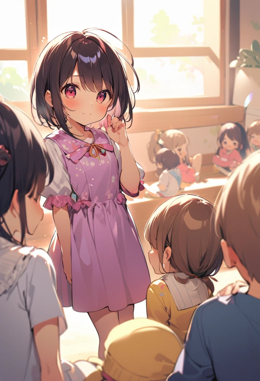 (((Little Girl,))) (((The kids,))) Lolicon&#39;s body,((Perfect body,))((so beautiful,))((high quality,)), (Sweaty,) (My whole body is wet,) blush,saliva, vapor,((((shimakaze \\(Kantai Collection\\) ,Elbow hand pockets,Striped knee socks,High leg panties,Very shot blue pleated skirt,boots)))),collar,Browsing Caution,Nipples,((Front view,throw, View your viewers,)),Pussy,Are crying,tears,Browsing Caution,smile,Open your crotch in a squatting position to show off your crotch,Peace sign with both hands,Face and whole body wet with sweat and semen,Blonde,Brown Eye,she grits her teeth and glares, With a look of disgust,