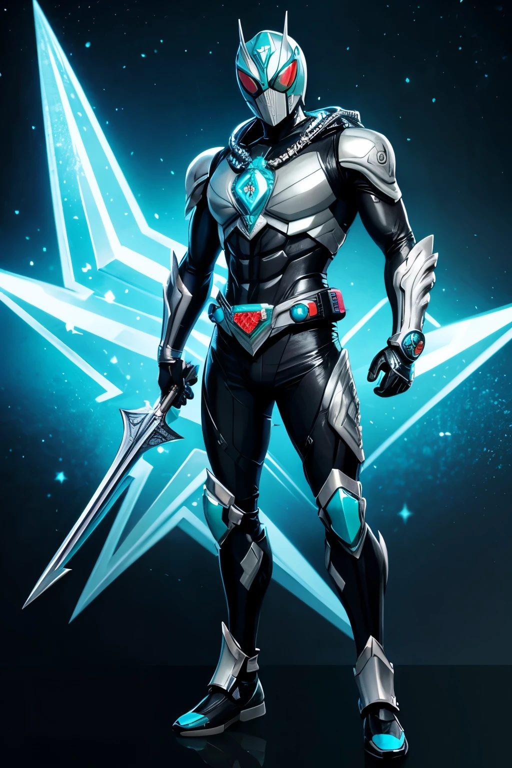 full body kamen rider poseidon motif