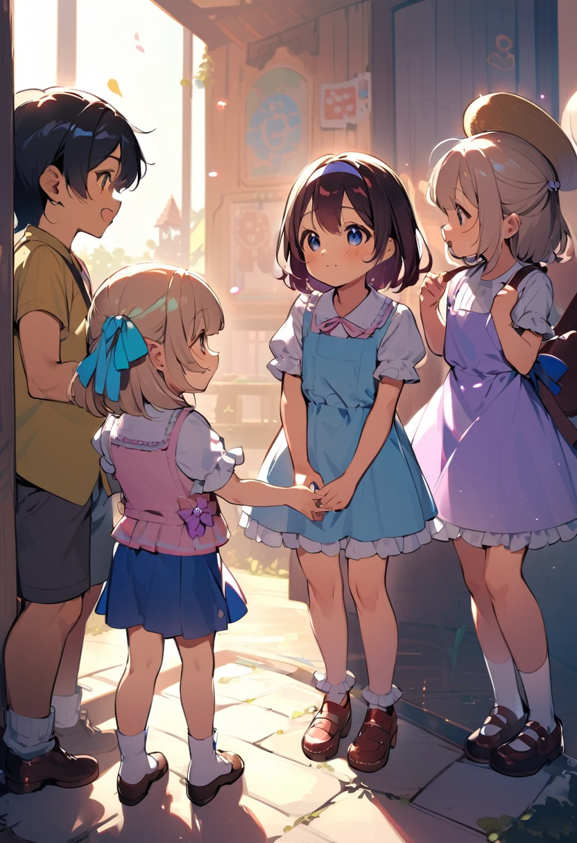 (((Little Girl,))) (((The kids,))) Lolicon's body,((Perfect body,))((so beautiful,))((high quality,)), (Sweaty,) (My whole body is wet,) blush,saliva, vapor,((((shimakaze \\(Kantai Collection\\) ,Elbow hand pockets,Striped knee socks,High leg panties,Very shot blue pleated skirt,boots)))),collar,Browsing Caution,Nipples,((Front view,throw, View your viewers,)),Pussy,Are crying,tears,Browsing Caution,smile,Open your crotch in a squatting position to show off your crotch,Peace sign with both hands,Face and whole body wet with sweat and semen,Blonde,Brown Eye,she grits her teeth and glares, With a look of disgust,