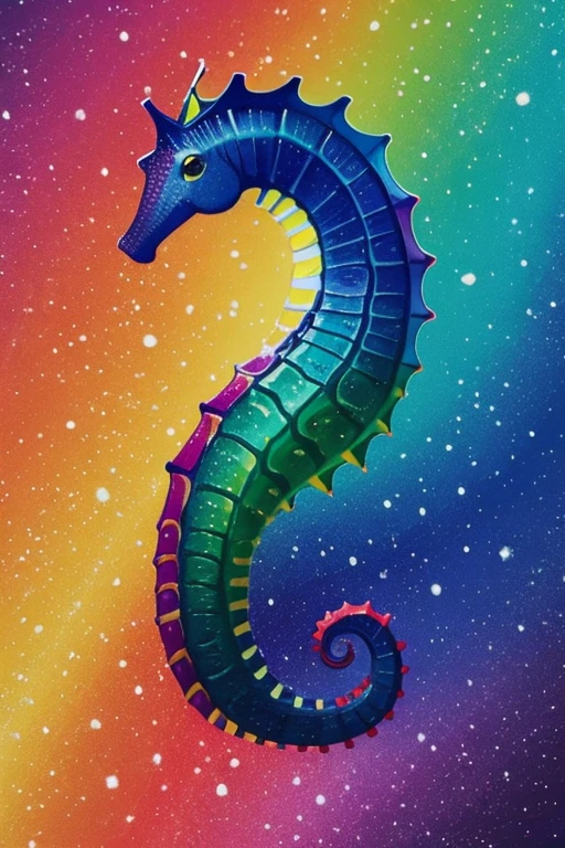 Seahorse colorful colors