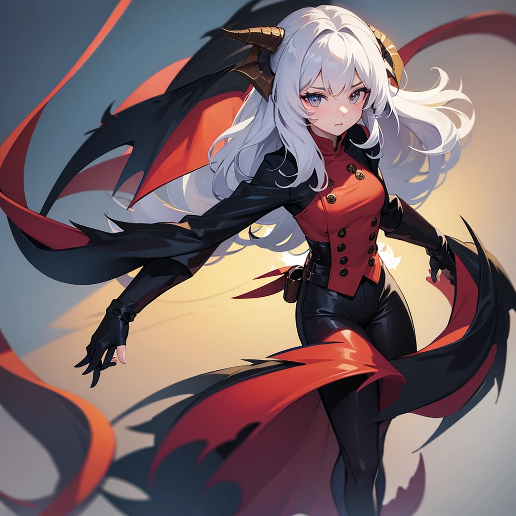 Draw a dragon outfit girl