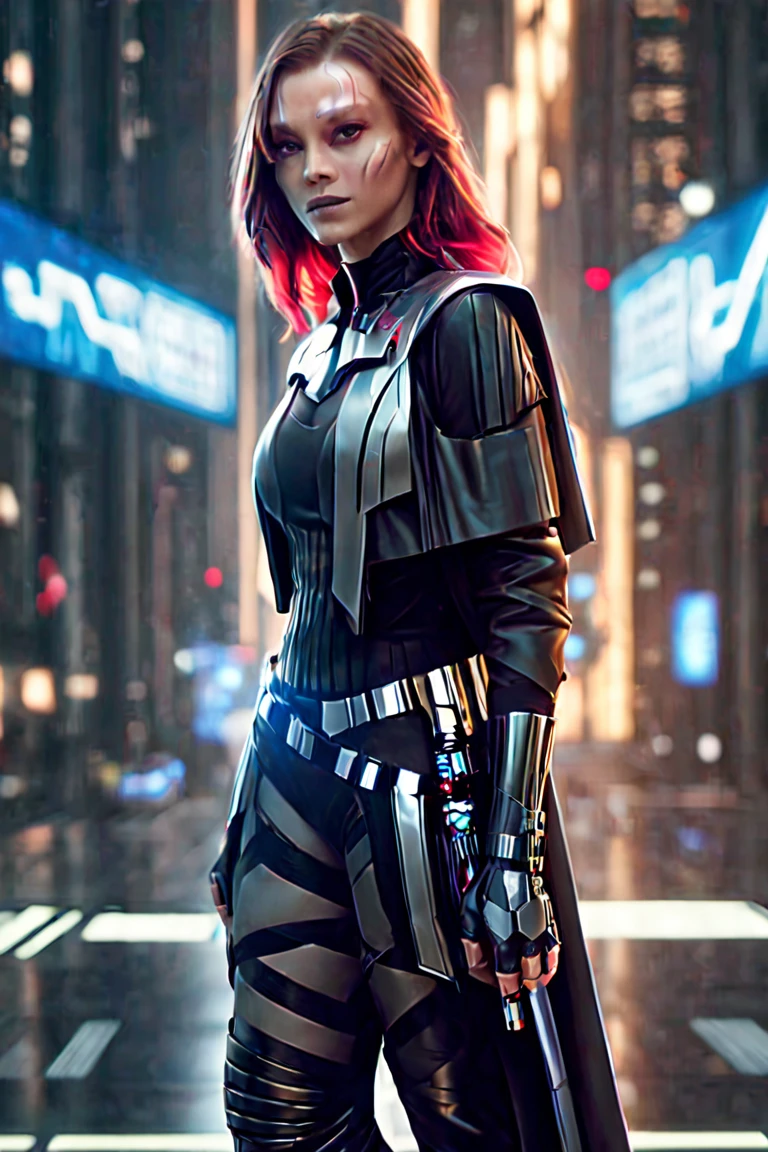 Techwear fashion breathtaking, natural light, dynamic angle, (anti-aliasing:1.2), elegant, soft scattered light, dramatic scene light saber . Futuristic, cyberpunk, urban, (tactical:1.23), sleek, dark, highly detailed digital painting, artstation, concept art, smooth, sharp focus, illustration, art by artgerm and greg rutkowski and alphonse mucha
