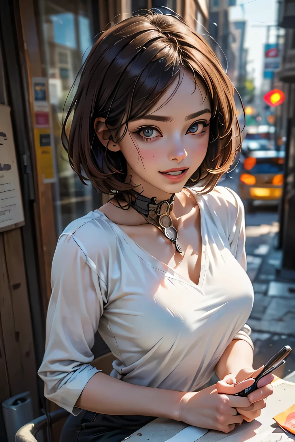 (((masterpiece))), (((Highest quality))), ((Very detailedな)), (Very detailed CG illustration), ((Very delicate and beautiful)),Cinematic Light,((One mechanical woman)),alone,Big Breasts,whole body,(Machine made joints:1.2),((Mechanical marginal vessels connect to the duct),((Mechanical cervical spine attached to the neck)),(Sitting),Expressionless,(Wires or cables attached to the neck:1.2),(Overhead wires and cables:1.2)(Character Focus),sf,Very detailed,colorful,Most detailed, Very detailed, Vibrant appearance, Creative Action, Very detailed, Imaginative, Sensual, Any, Highest quality, Skin Texture, Intricate details, (Cinematic Lighting), RAW Photos, 8k, masterpiece,Highest quality,Very detailedな,Very detailedイラスト,Very detailed,Intricate details,High resolution,超Intricate details,Very detailed 8k cg wallpaper,