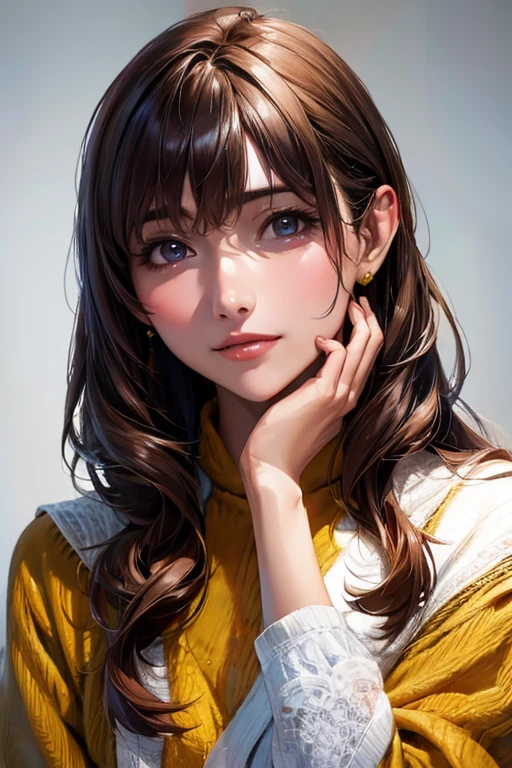 ((Highest quality)),(超High resolution),(Very detailed),(Detailed Description),((The best CG)),(masterpiece),Ultra-detailed art、(Highest quality、8k、32K、masterpiece)、(Realistic)、(Realistic:1.2)、(High resolution)、Very detailed、Very beautiful face and eyes、1 female、((High school girls:1.3))、Tight waist、Delicate body、(Highest quality、Attention to detail、Rich skin detail)、(Highest quality、8k、Oil paints:1.2)、Very detailed、(Realistic、Realistic:1.37)、Bright colors