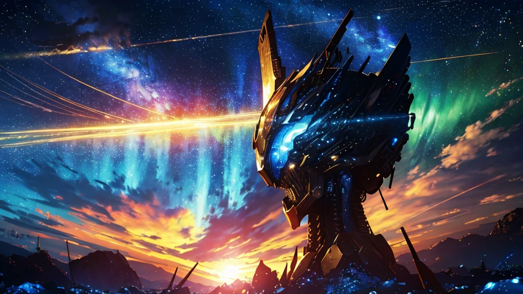 quality\(8k,wallpaper of extremely detailed CG unit, masterpiece,hight resolution,top-quality,top-quality real texture skin,hyper realisitic,increase the resolution,RAW photos,best qualtiy,highly detailed,the wallpaper,cinematic lighting,ray trace,golden ratio\), BREAK ,solo,1astronaut\(drifting aimlessly in the galaxy\(dark,beautiful,beautiful stars\),at the moon\) watching the sun\(beautiful ,dazzling\) rising from the top of the earth\((beautiful,blue:1.4)\),(long shot:1.5)
