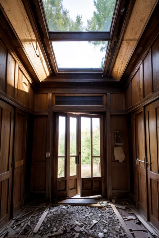 Abandoned house、Entrance hall