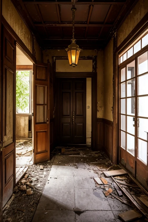 Abandoned house、Entrance hall