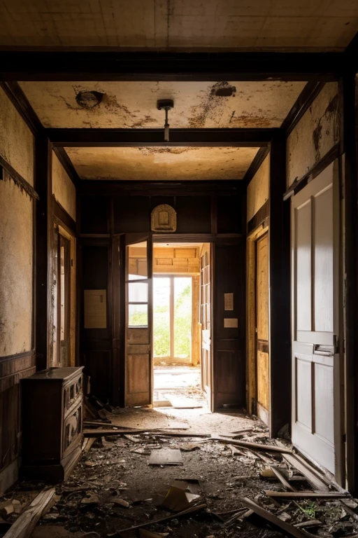 Abandoned house、Entrance hall