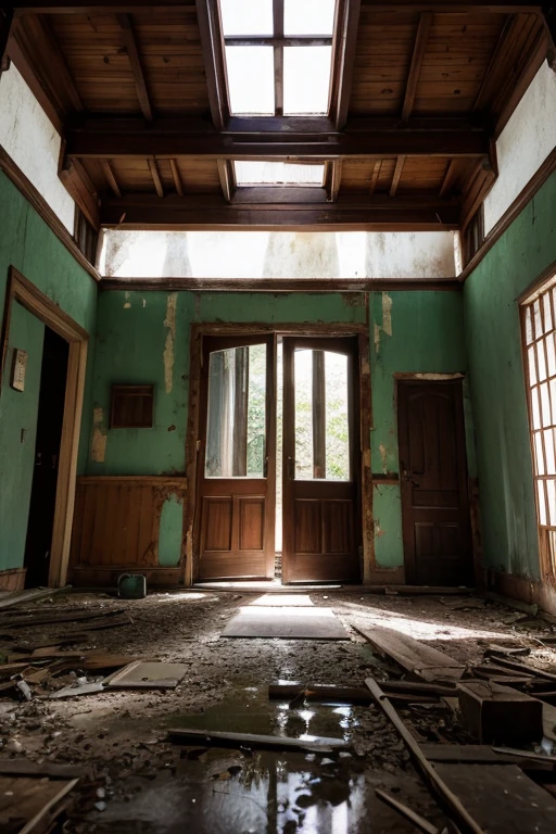 Abandoned house、Entrance hall