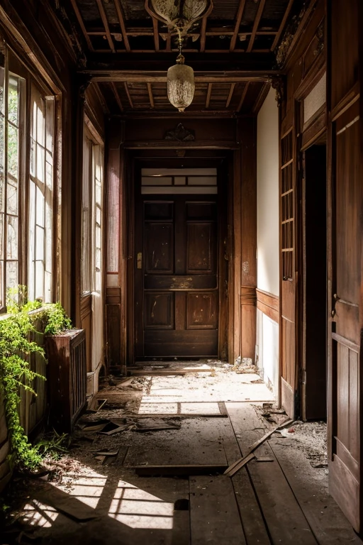Abandoned house、Entrance hall