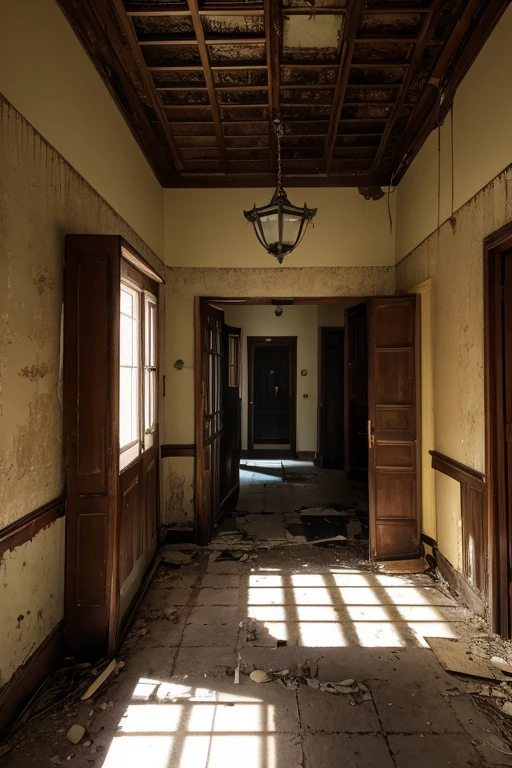 Abandoned house、Entrance hall