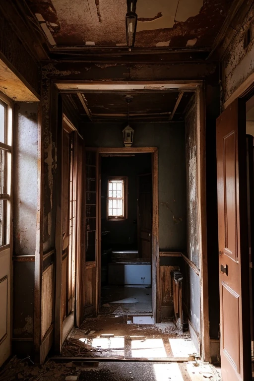 Abandoned house、Entrance hall