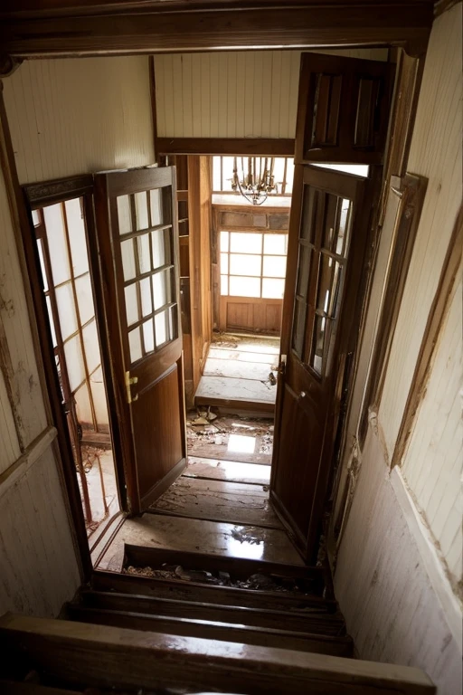 Abandoned house、Entrance hall