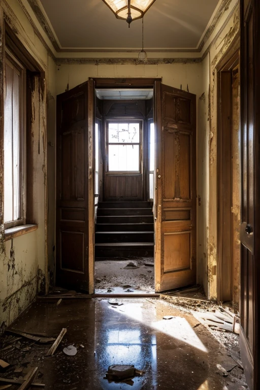 Abandoned house、Entrance hall