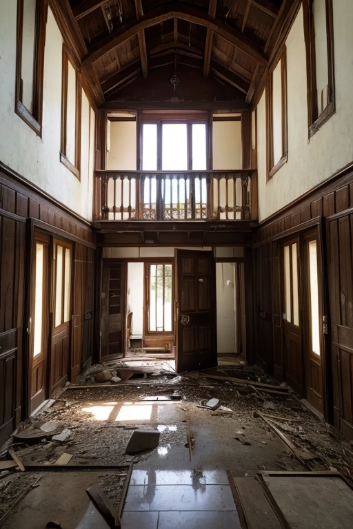 Abandoned house、Entrance hall