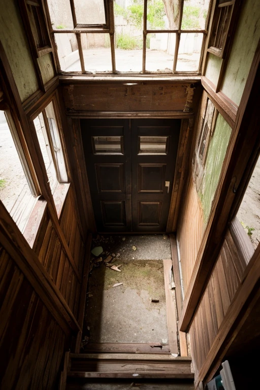 Abandoned house、Entrance hall
