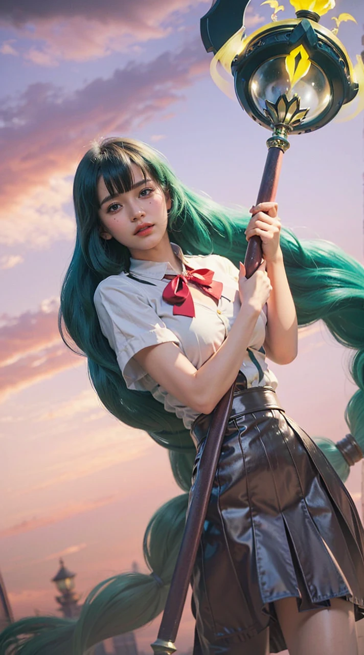 a close up of a girl (mobile legends character detailed black hair, big booobs , shadowbringers cinematic, 4 k detail fantasy, a beautiful fantasy empress, game cg, xianxia fantasy, xianxia hero, 2. 5 d cgi anime fantasy artwork, cinematic goddess close shot, ruan jia and artgerm, wow 4 k detail fantasy, hyperdetailed fantasy character