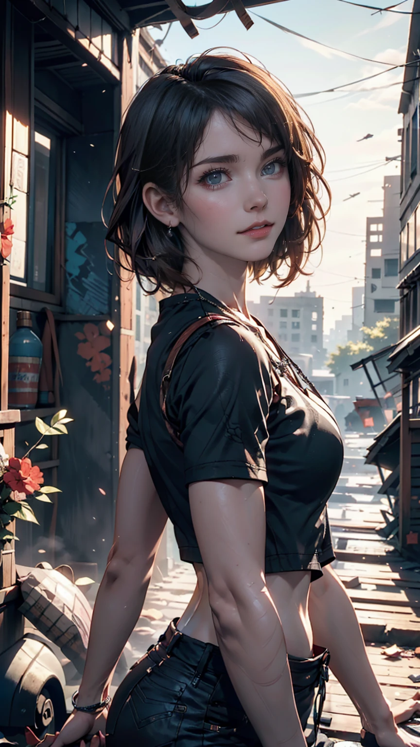 『The Last of Us Part II』(The Last of Us Part Two)、Ellie Williams((Ellie Williams))、The ruins of a collapsed modern civilization((wood々A city invaded by))