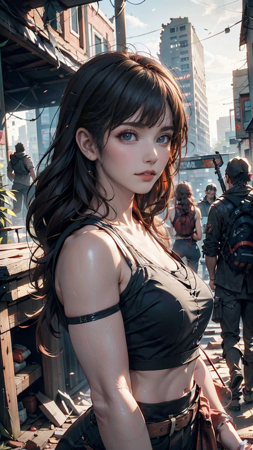 『The Last of Us Part II』(The Last of Us Part Two)、Ellie Williams((Ellie Williams))、The ruins of a collapsed modern civilization((wood々A city invaded by))