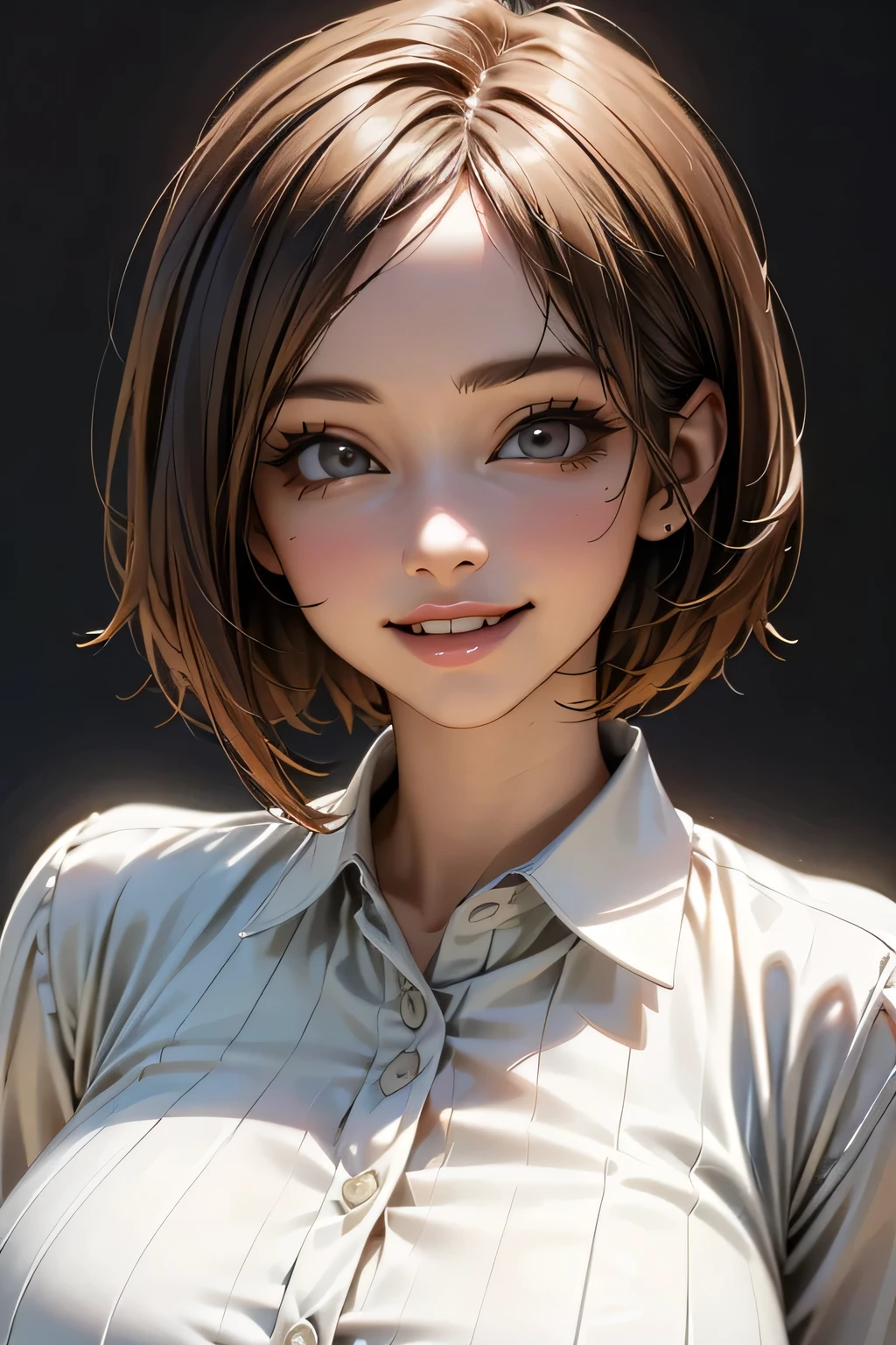 1 Female、40 years、Ultra detailed face、Detailed lips、Detailed eyes、double eyelid, (Medium Short Hair、Huge breasts:1.5)、Summer Sweaters:1.1, ((Highest quality、8k、Photorealistic, masterpiece:1.3))