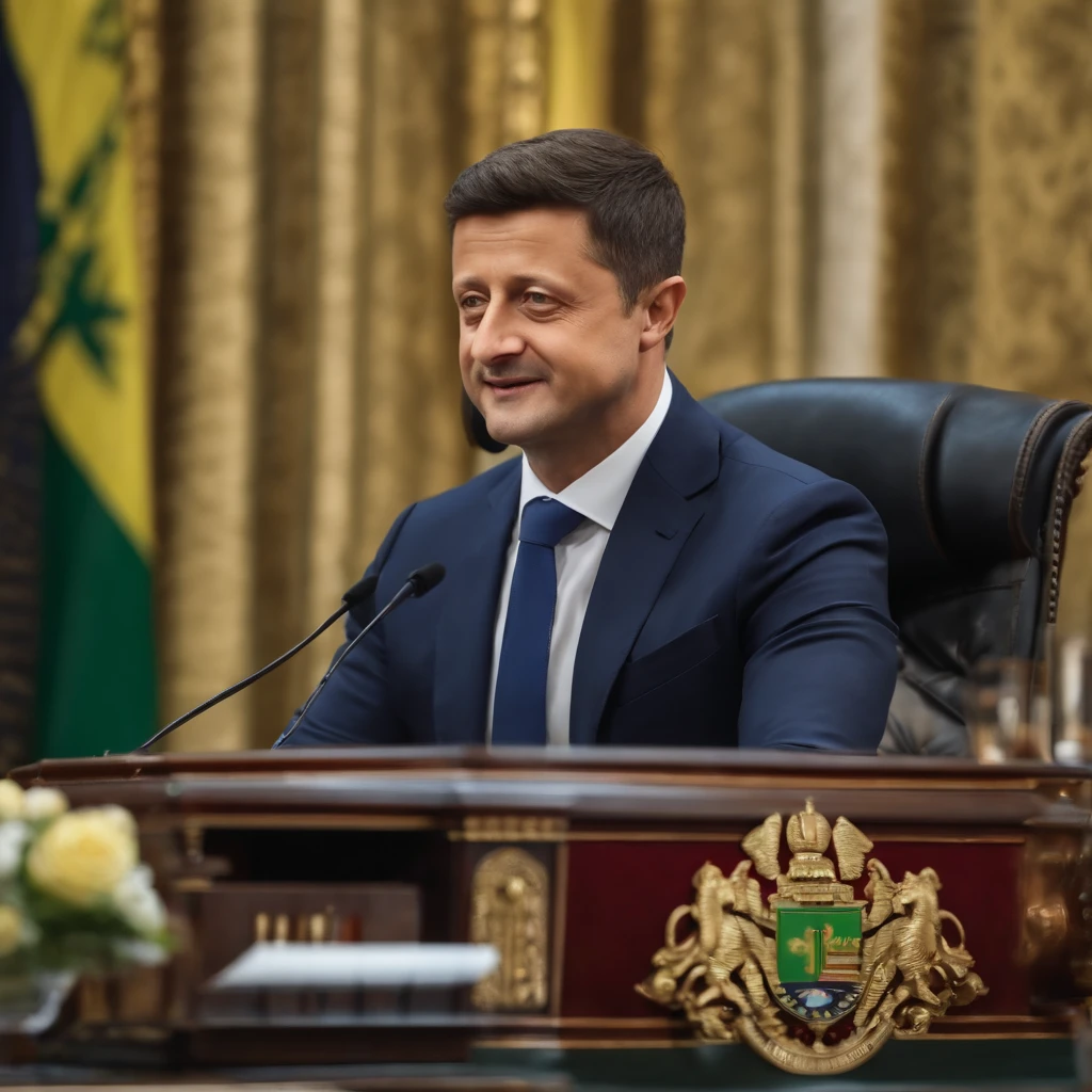 President Zelensky from Ukraine