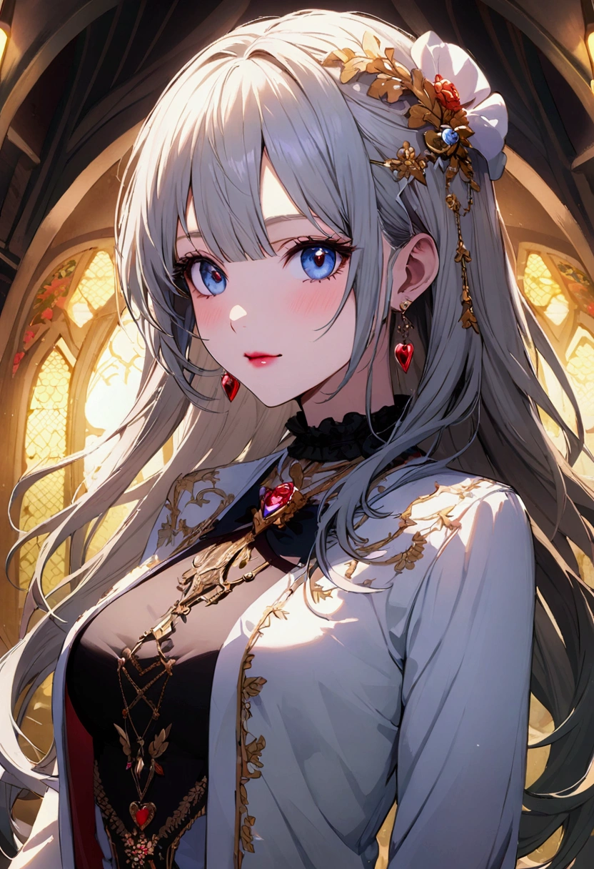 (Highly detailed CG Unity 8k wallpaper), The most beautiful work of art in the world, 1 woman, upper body,kpop idol,