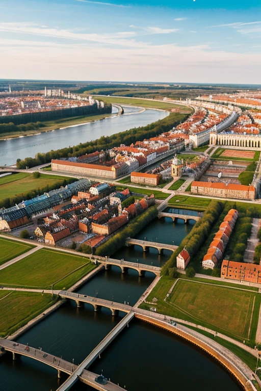 Create a cityscape of a 19th century Russian city. We need an ancient Russian city.