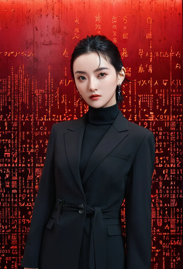 Highest quality,High resolution,Very detailed explanation,Professional,Studio Lighting、The background is bright red,The overall style of the images is reminiscent of fantasy and anime art.,matrix、0、A list of numbers starting with 1