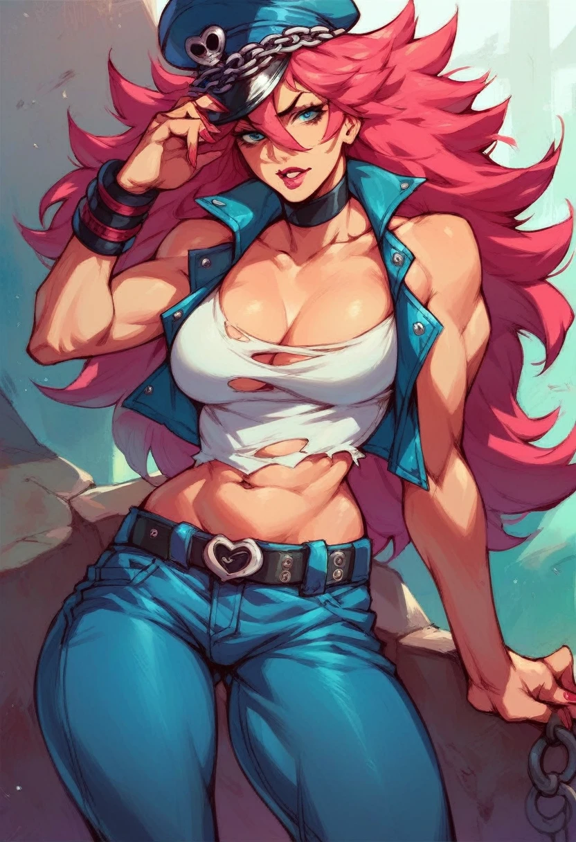 score_9, score_8_up, score_7_up, score_6_up, score_5_up, score_4_up, Female Poison from Street fighter