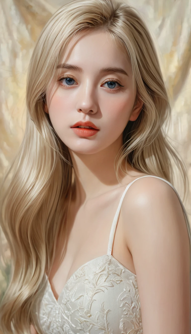 masterpiece, best quality, an extremely delicate and beautiful girl,an extremely delicate and beautiful, world masterpiece theater, ultra-detailed, highly detailed, best quality, blonde hair, highres, extremely detailed,1girl, best quality, illustration, looking at viewer, impasto, canvas, oil painting, realistic, realist ,real,