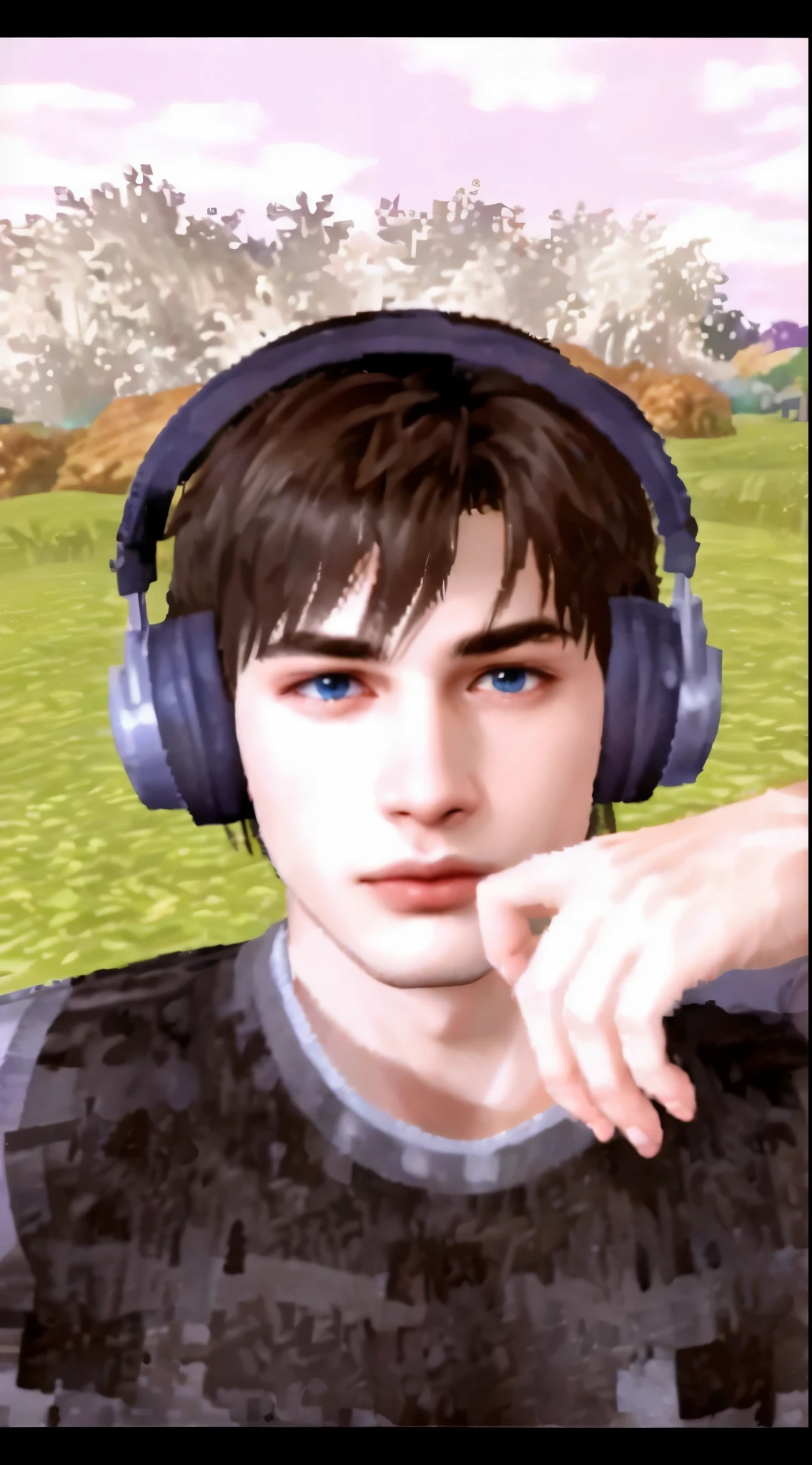 (absurdres, highres, ultra detailed, HDR), masterpiece, best quality, Final Fantasy 7, short hair, handsome face, anime eyes, detailed interior, detailed character