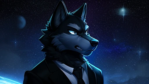 ((anthropomorphic black completely blacked out male wolf )) with He has all black eyes
, big chest, day, sexy, sensual, detailed, uploaded to e621, beautiful and detailed portrait of an anthropomorphic black wolf wearing a suit looking to the side of the screen looking towards the right side of the screen with He has all black eyes
((male ))) kenket, Ross Tran, ruan jia, uploaded to e621, zaush, foxovh, movie lighting,, , (( with stars and a space background looking off towards the distance at some entity that is in the background with an angry expression)) , wearing a suit , anthropomorphic