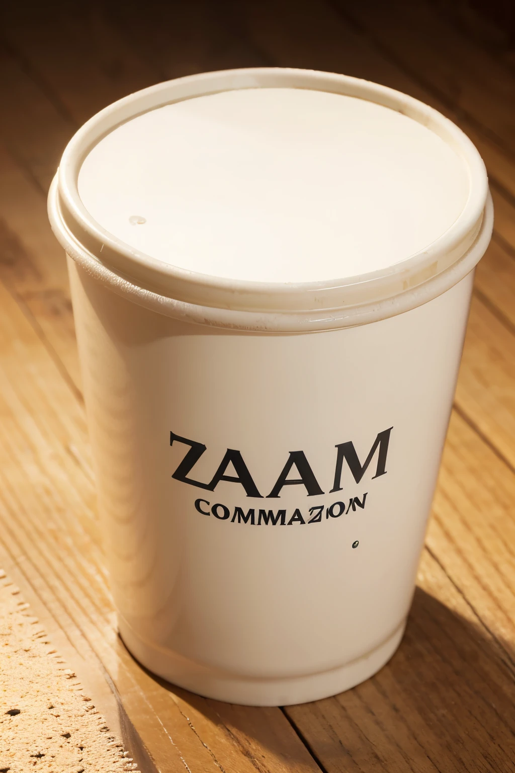 Zam zam communication name on the cup.