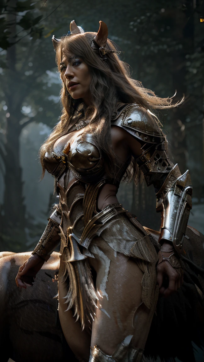 beauty woman,asian face woman,((centaur woman,horse body)),full body,longshot,armor,solo, 1 girl