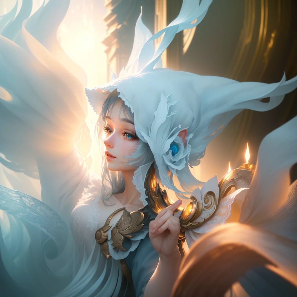 masterpiece, best quality, (Extremely detailed CG unity 8k wallpaper), (best quality), (Best Illustration), (Best shadow), absurd, Realistic lighting, (abyss), Beautiful and delicate light, Artworks by Peter Mohr Bacher,