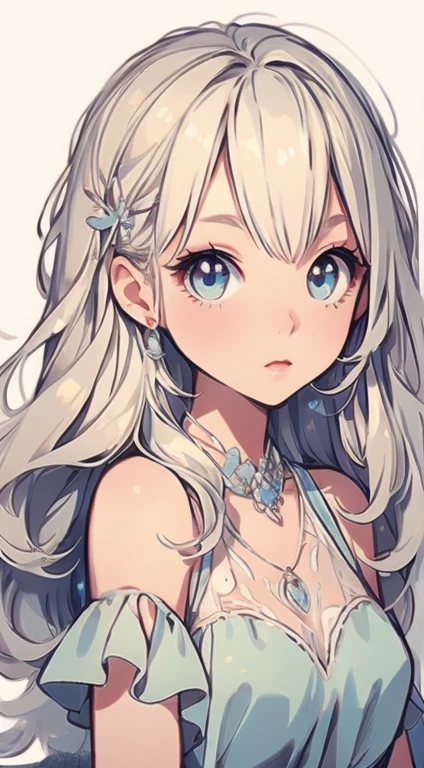 masterpiece, Highest quality, One girl, Gray Hair, smile, View your viewers, Adult, Fully mature, Holding flowers、high resolution、Ultra delicate、8k、Big eyes、Luxury Dresses
