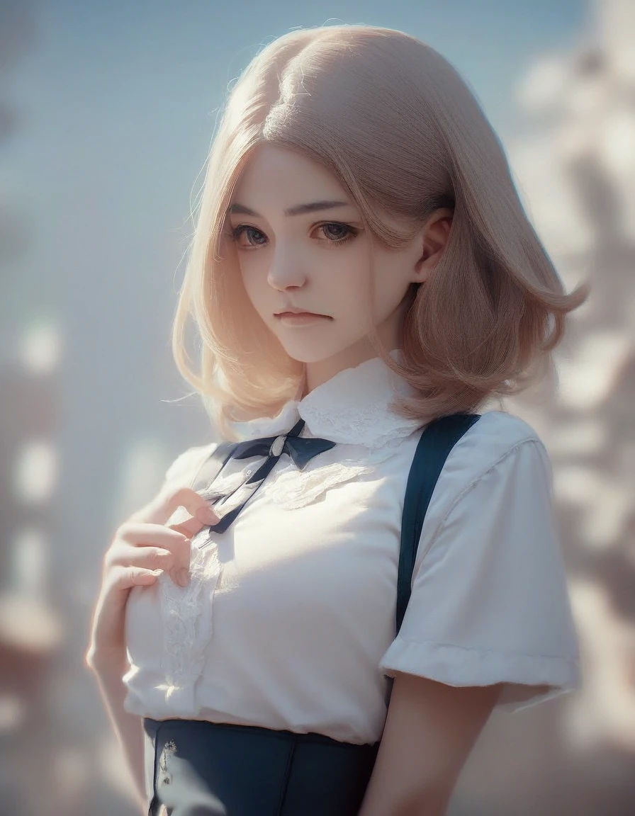 score_9, score_8_up, score_7_up, score_6_up, score_5_up, score_4_up, source_anime, medium shot, female Russian e-girl cosplay girl, anime eye