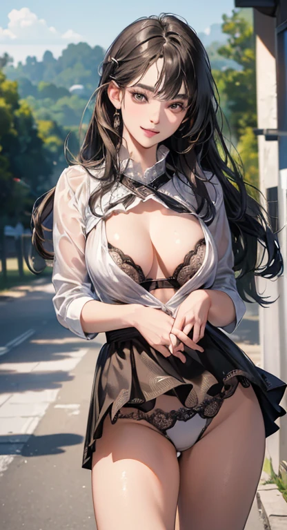 (As it is:1.4),((16K, masterpiece, RAW Photos, Highest quality,Ultra-high resolution, Realistic, Highly detailed CG integrated in 16K)), 8k, diamond, wallpaper, Written boundary depth,Beautiful Face:1.4. Cinematic Light,Beautiful Face,(Detailed face),Slender and pretty woman,smile