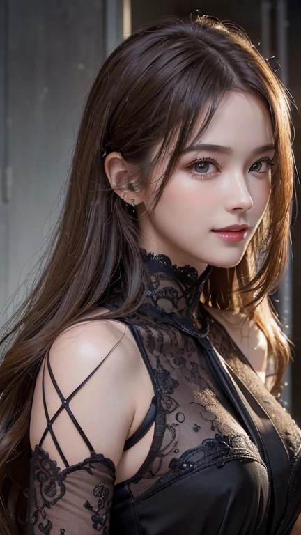 (As it is:1.4),((16K, masterpiece, RAW Photos, Highest quality,Ultra-high resolution, Realistic, Highly detailed CG integrated in 16K)), 8k, diamond, wallpaper, Written boundary depth,Beautiful Face:1.4. Cinematic Light,Beautiful Face,(Detailed face),Slender and pretty woman,smile