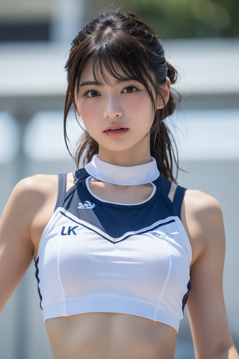 (8k, RAW Photos,Highest quality, High resolution:1.1), (超Realisticな:1.4),(Realistic, Realistic:1.3),The Beauty of Japan、Rhythmic gymnastics club、Rhythmic Gymnastics Uniform、((Upper Body:1.3))