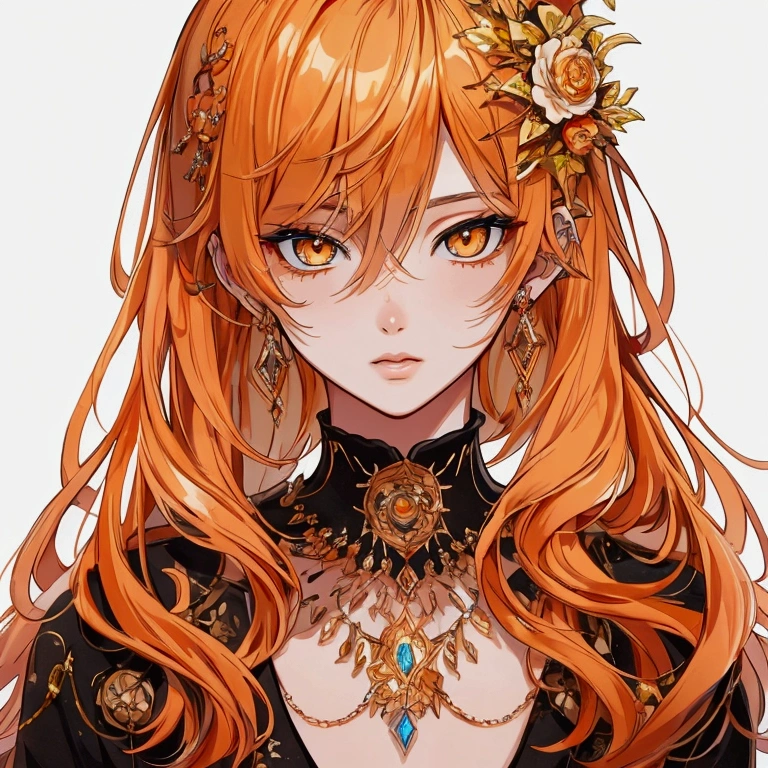 {{best quality}}}, {1boy}, depth of field, beautiful detailed eyes, {game cg}, angular face, beautiful guy, angular face, adult, watercolor on paper, {{{{{{2024 manhwa style}}}}}}, beautiful, sexy, {{{{perfect eyes}}}}, attractive, short hair, full lips, male model, cinematic masterpiece, {{{{{detailed high quality face}}}}}, 8k quality, {{{{{proportional face}}}}}, perfect face, stunning, perfect body, soft features, muted colors, Best quality, masterpiece, super high resolution, male, man, very handsome, beautiful, bright orange long hair, straight hair, bangs parted in the middle, solo, very attractive, golden eyes, shining, detailed background, ethereal, royal attire, royal clothes, very detailed, plump lips, sharp eyes, face view, golden eyes, yellow eyes, orange hair, Yellow hair, long hair