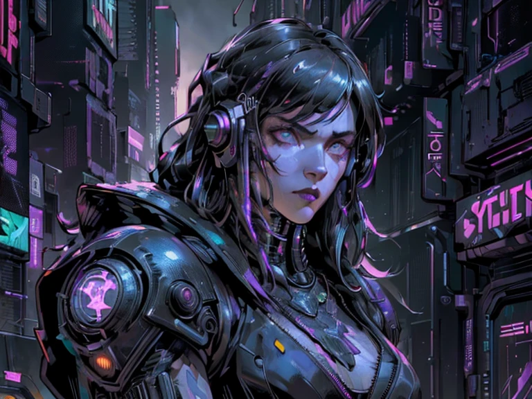 (cityscape:1.3),((ultra realistic illustration:1.2)),(cyberpunk:1.4),(dark sci-fi:1.3),(brutalism:1.2). Dystopic megacity, gritty, neon, hell, Armored Core, Battletech. Front Mission. Masterpiece, (highly detailed:1.2),(detailed face and eyes:1.2), 8k wallpaper, natural lighting. core shadows, high contrast, bokeh.