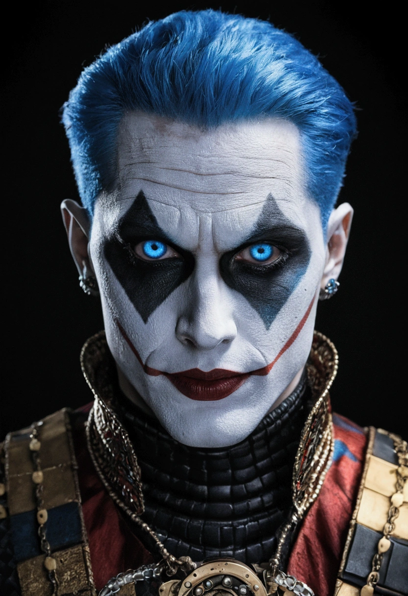 blue-eyed harlequin , from the movie Suicide Squad